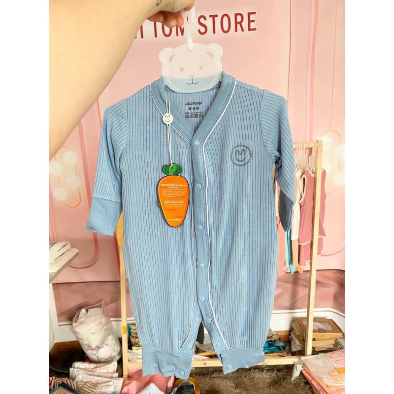 ULAROGO Bộ body liền cotton tăm