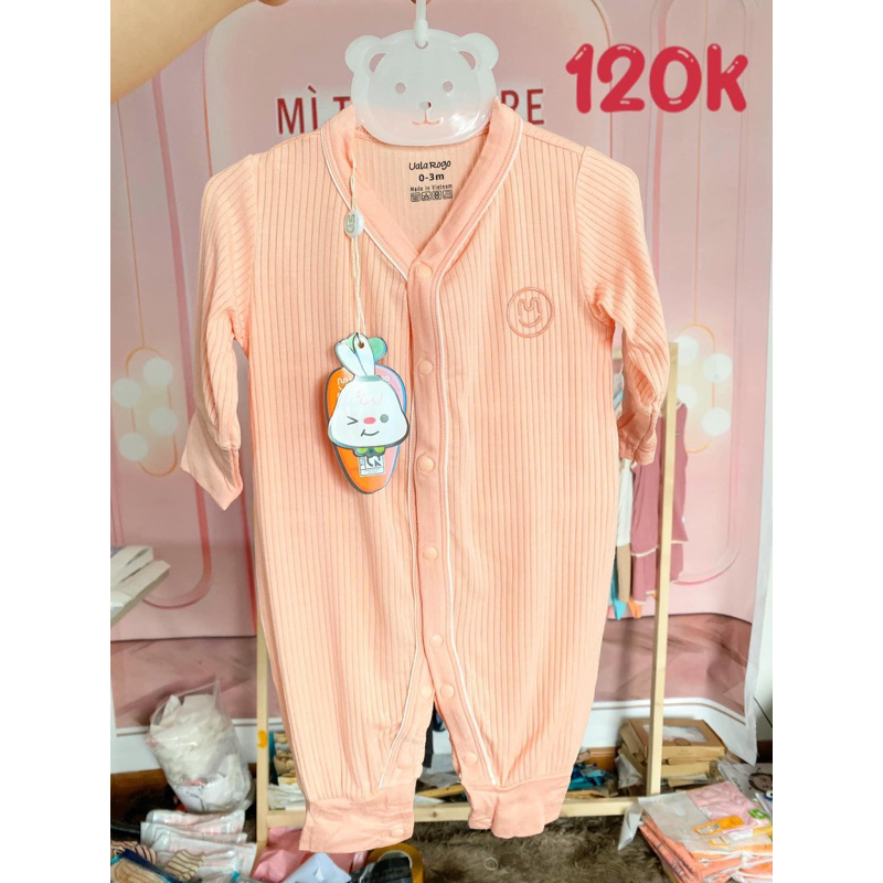 ULAROGO Bộ body liền cotton tăm