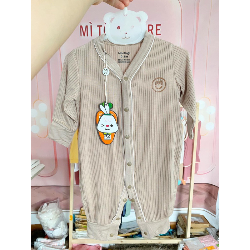 ULAROGO Bộ body liền cotton tăm