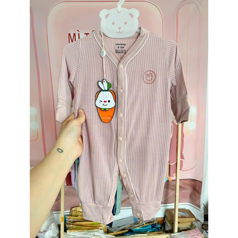 ULAROGO Bộ body liền cotton tăm
