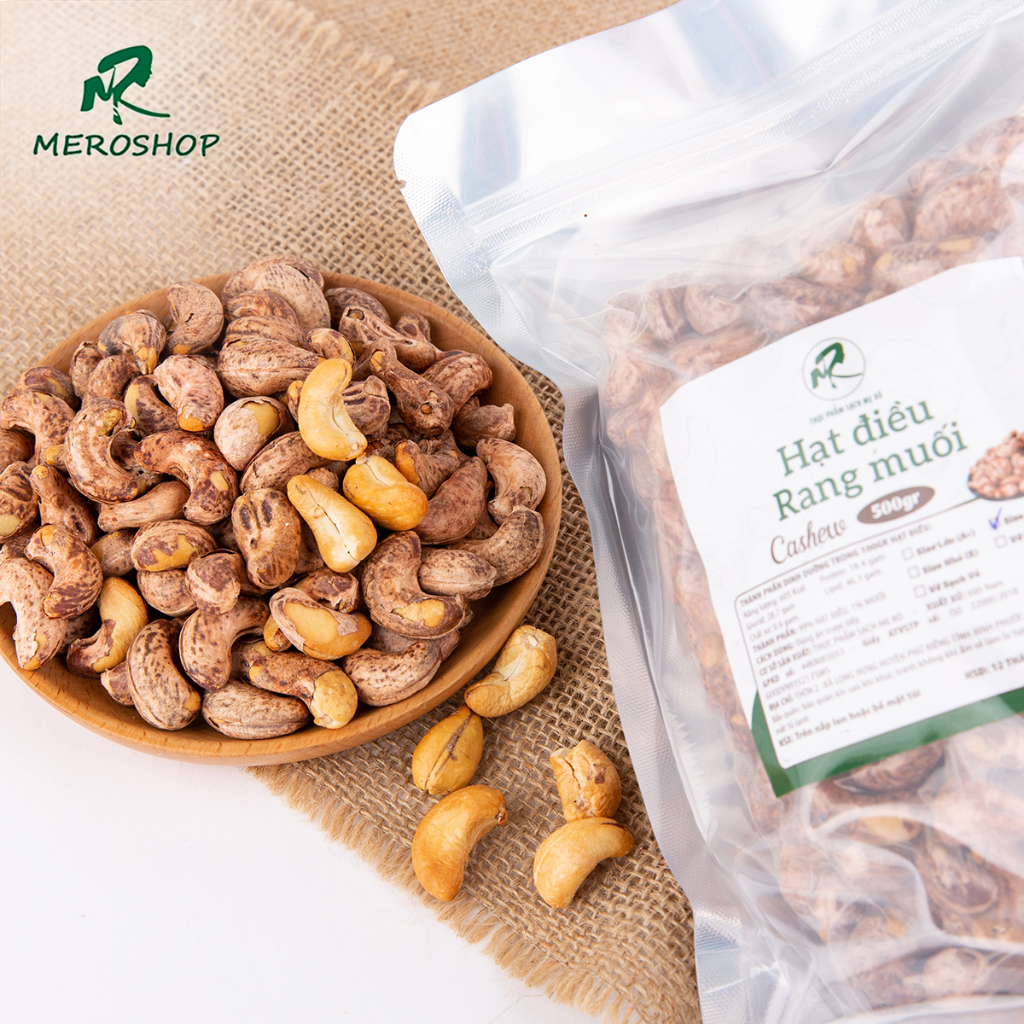 COMBO 1KG HẠT ĐIỀU RANG MUỐI  MẸ RÔ
