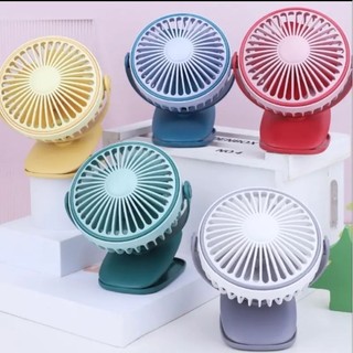 Quạt mini kẹp xe đẩy cầm tay hoặc để bàn Pin sạc tích điện