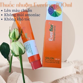 Thuốc nhuộm tóc everflor 100ml bảng 2