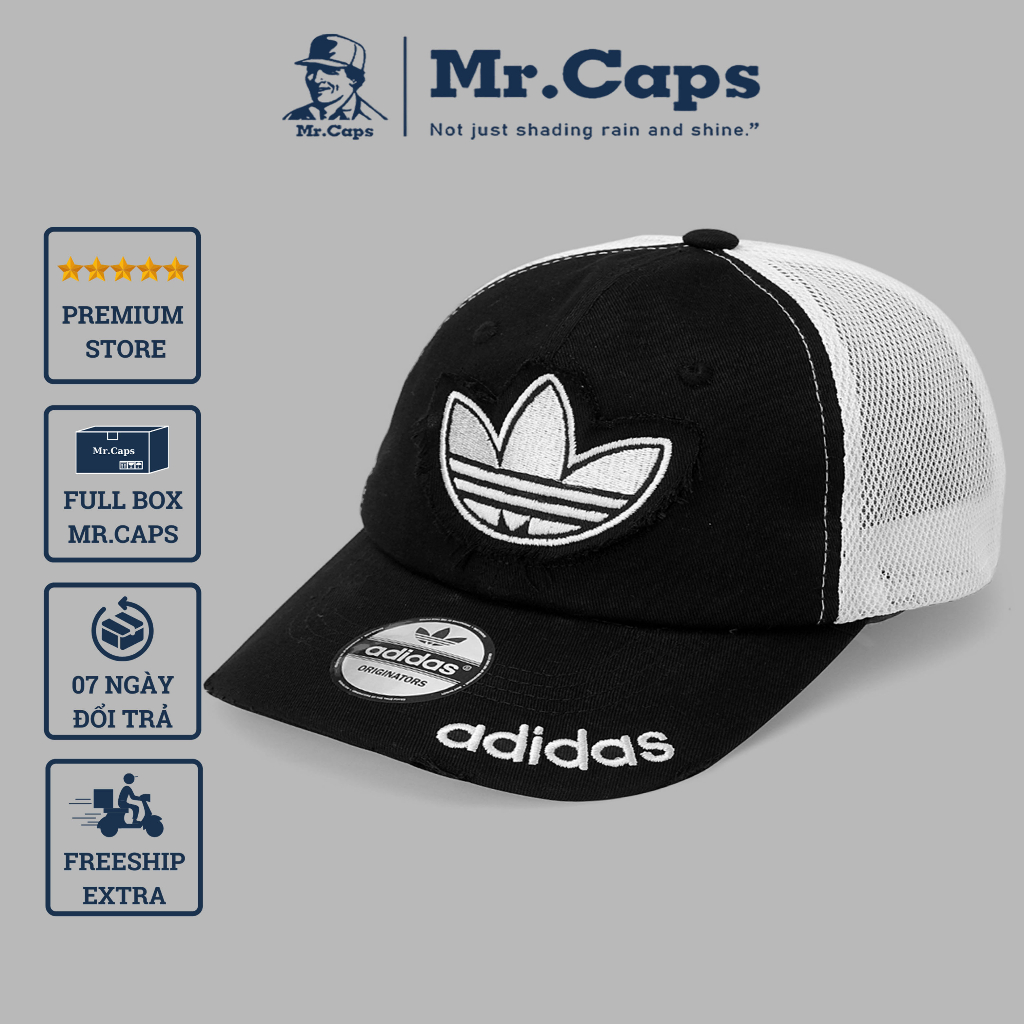 Nón lưỡi trai Adidas kết lưới - Mũ adidas nam nữ thể thao Hàn Quốc cao cấp size ôm đầu form unisex u