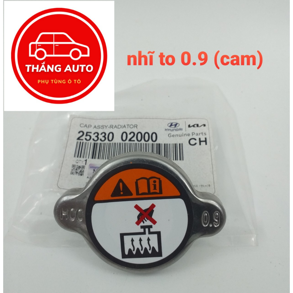 Nắp két nước làm mát động cơ xe Kia và Hyundai và xe tải nhỏ : Morning , I10 , Accent , Santafe , v.v.... Mã: 253303K000