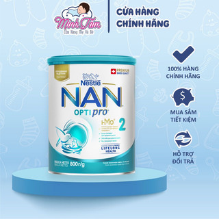 Sữa bột NAN Nga OPTIPRO HMO số 1,2,3 (800g)