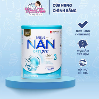 Sữa bột NAN Nga OPTIPRO HMO số 1,2,3 (800g)