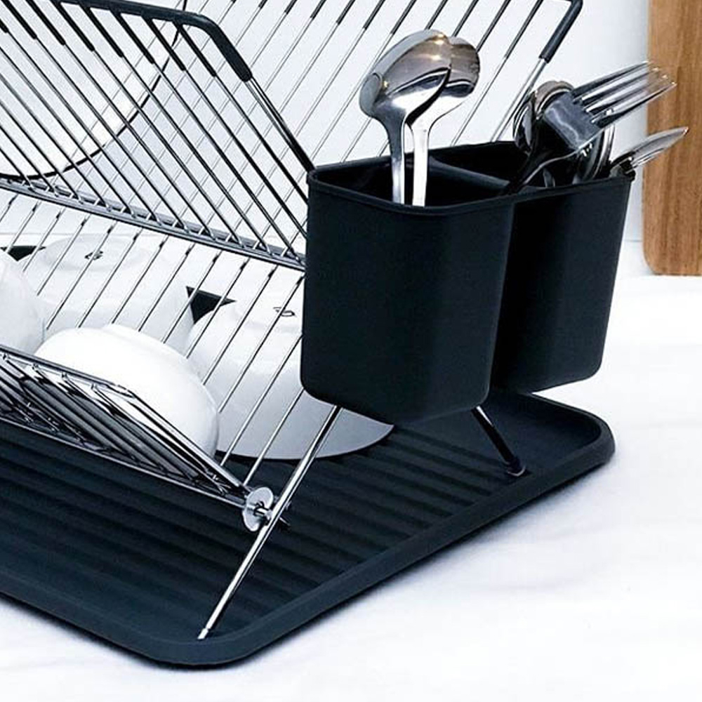 Khay úp chén đĩa | JYSK nID | kim loại mạ chrome | khay pp | D39xR27xC21cm