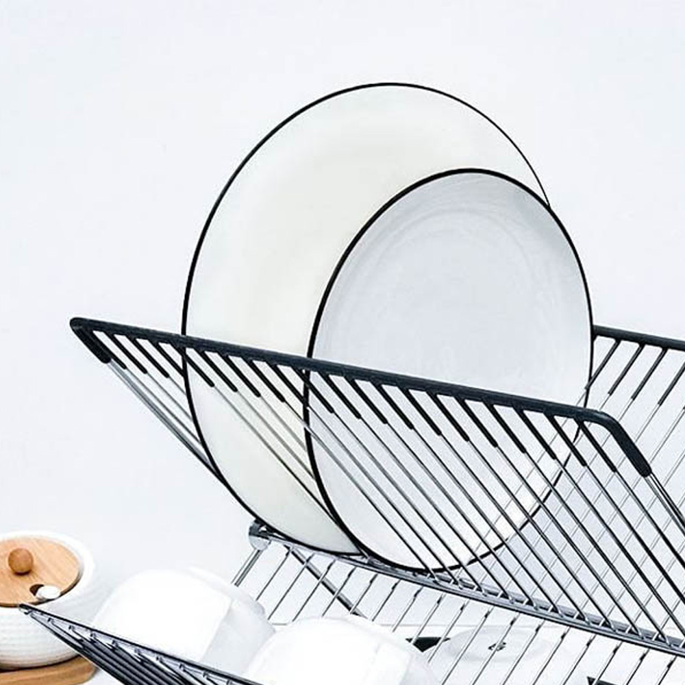 Khay úp chén đĩa | JYSK nID | kim loại mạ chrome | khay pp | D39xR27xC21cm