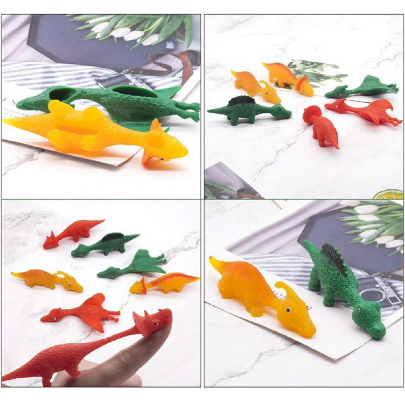 Đồ Chơi Khủng Long Bay Bắn Dính Tường Cho Bé - 1 Con