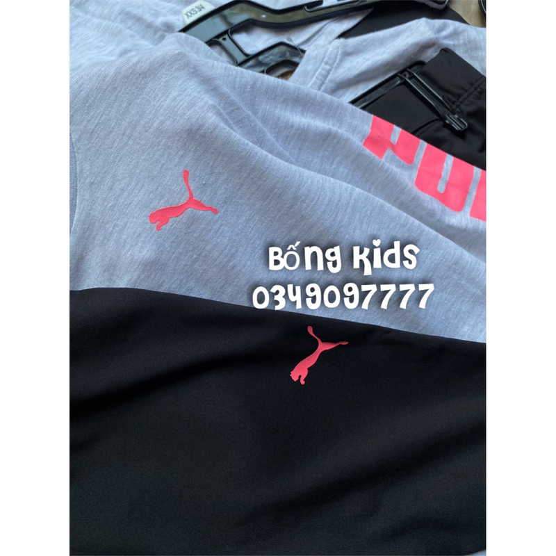 Bộ Thu Bé Gái Thể Thao Chữ Tay PM