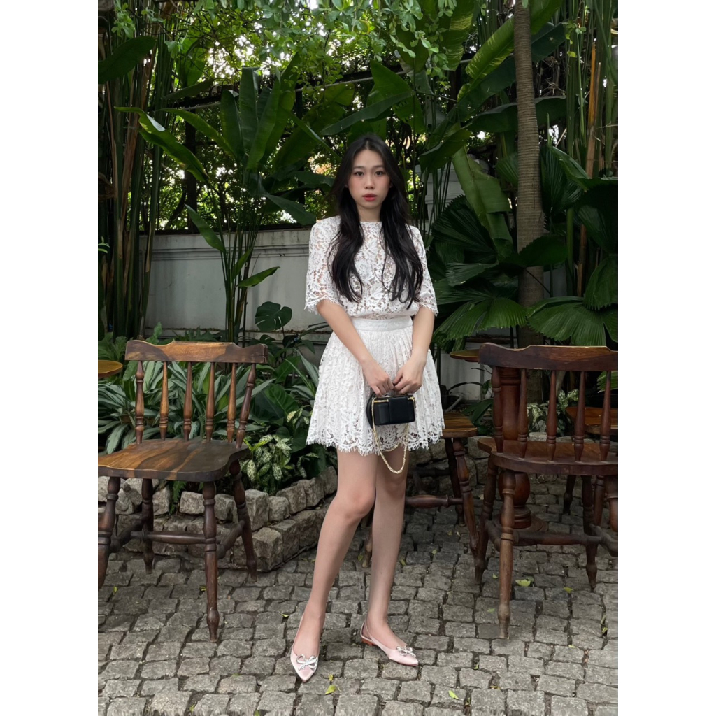 Giày Búp Bê Nữ Nude Nơ Đá Satin Cao Cấp QUEENS STORE êm sang chắc chân