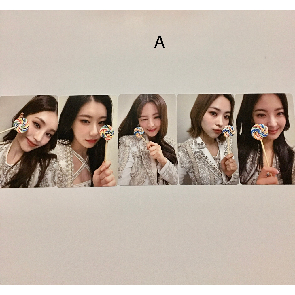 Set 5 tấm card nhóm nhạc Itzy dễ thương  Mẫu 2