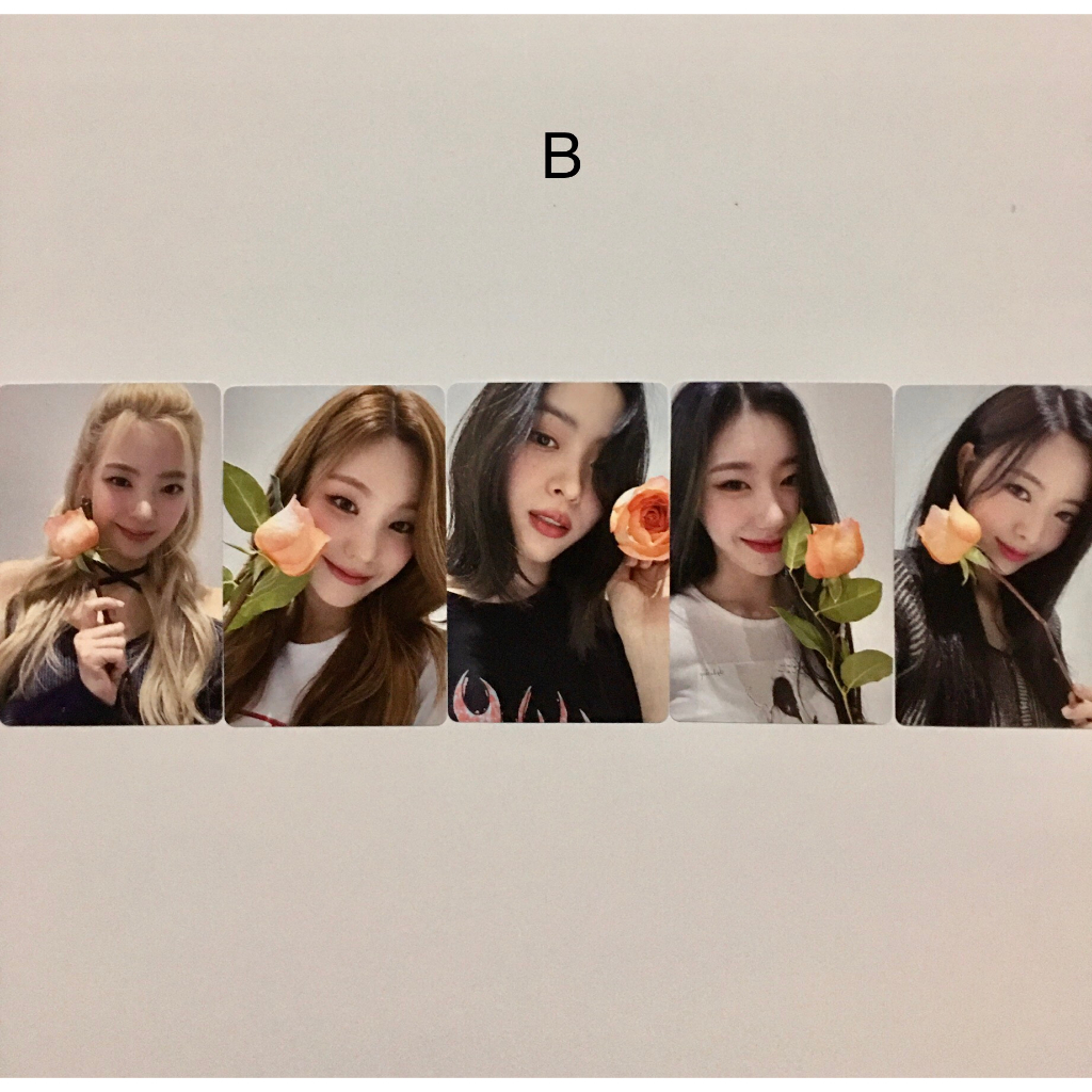 Set 5 tấm card nhóm nhạc Itzy dễ thương  Mẫu 2