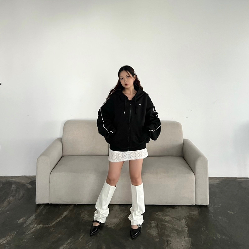 Áo khoác hoodie viền tay OHOH