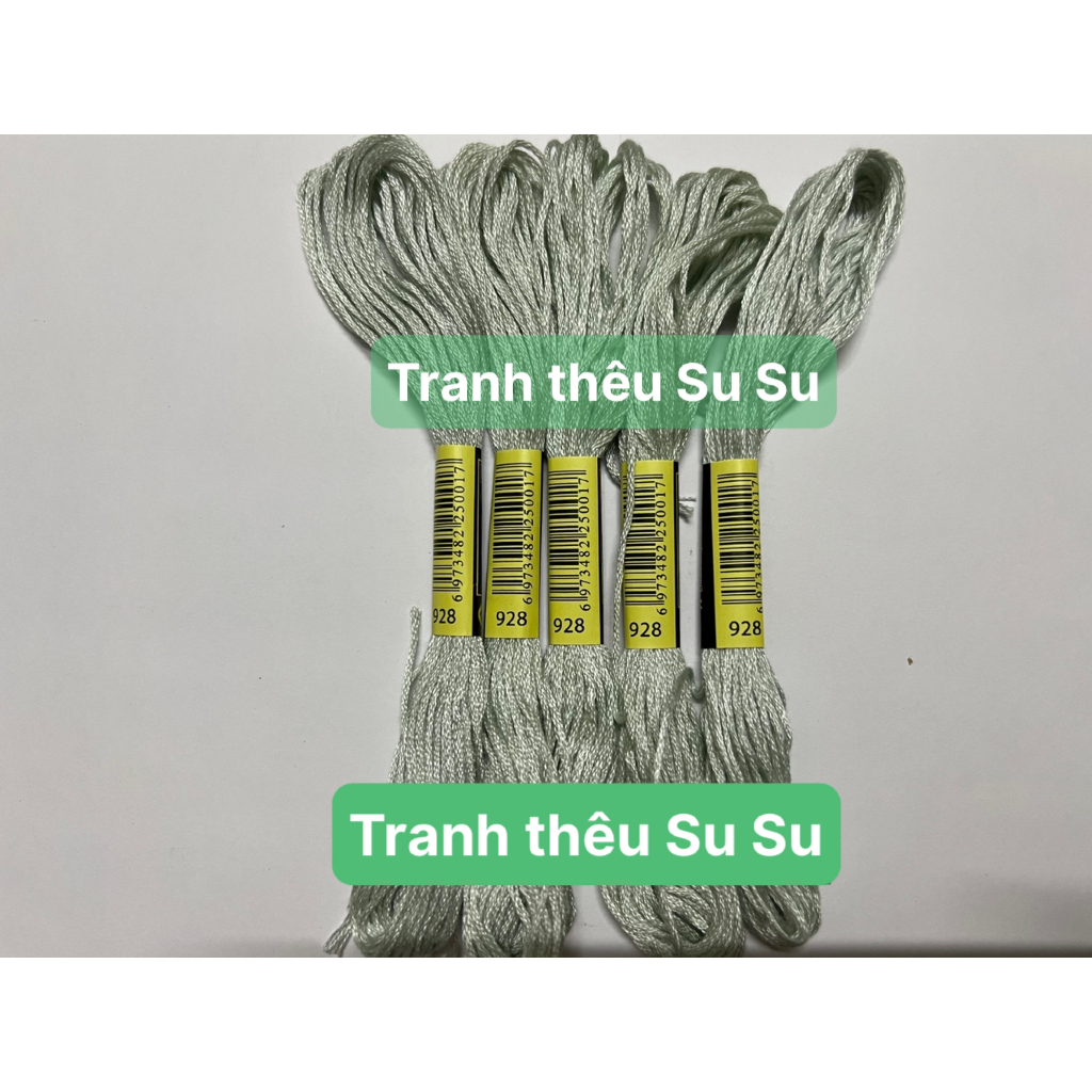 Chỉ thêu cotton, thêu tranh chữ thập, mã chỉ từ 900 đến 967