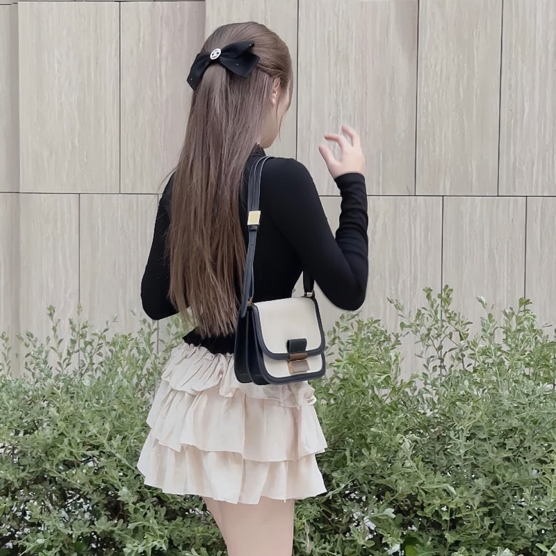 Sét Váy Áo Bo Tăm Dài Tay Gắn 3 Nơ Đá + Chân Váy đũi