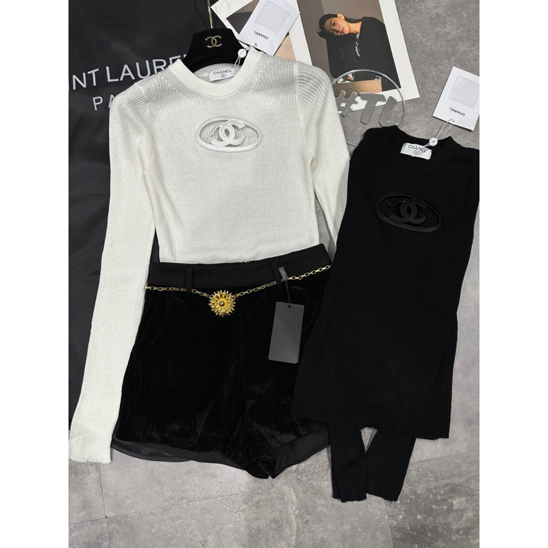 Áo thun tăm Cha.Nel siu cấp