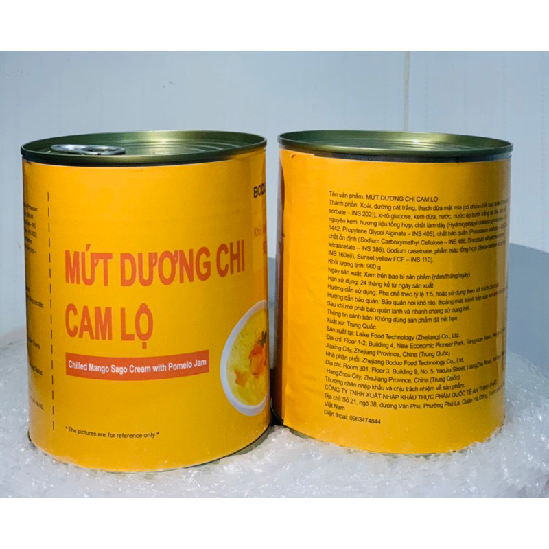 Mứt Dương Chi Cam Lộ  Boduo hộp 900g