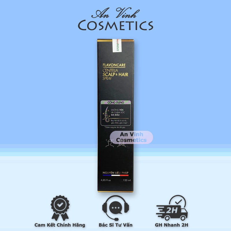 Tinh Chất Rau Má Dưỡng Tóc Và Chăm Sóc Da Đầu Hằng Ngày Flavoncare Centella Scalp & Hair Spray - 120ml