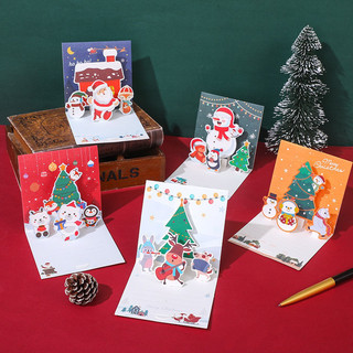 Thiệp Noel 3D/ Bưu thiếp giáng sinh 3D