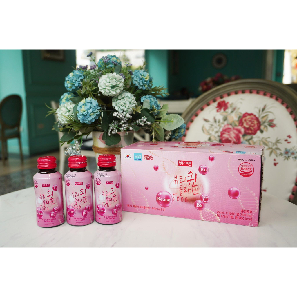 Collagen beauty queen 5000mg hàn quốc đẹp da chống lão hoá