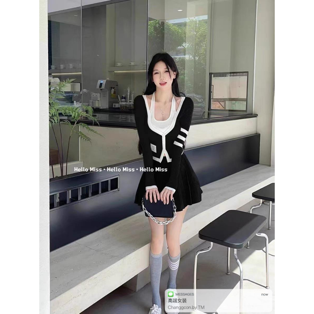 ÁO LEN THOM 2 CHI TIẾT PHONG CÁCH HỌC SINH CHẤT LEN MỀM MỊN