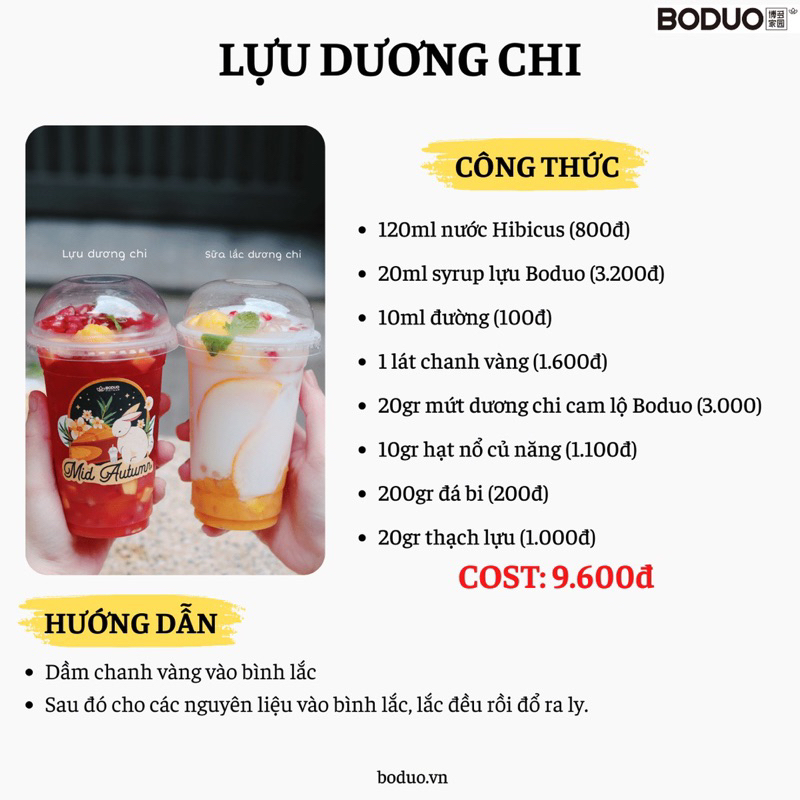 Mứt Dương chi cam lộ  Boduo hộp 900g