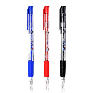 Bút viết bi bấm mực khô thiên long tl-025 / tl025 ngòi 0.8mm mực xanh / đỏ / đen