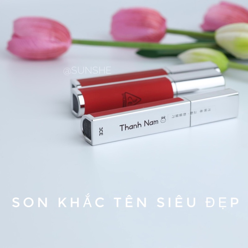 Son kem lì 3CE Hazy Lip Clay