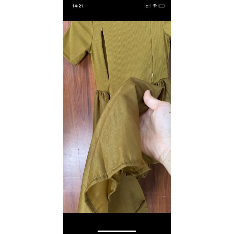 💥sỉ💥Váy bầu-váy cho con ti đen-rêu zíp phối tơ