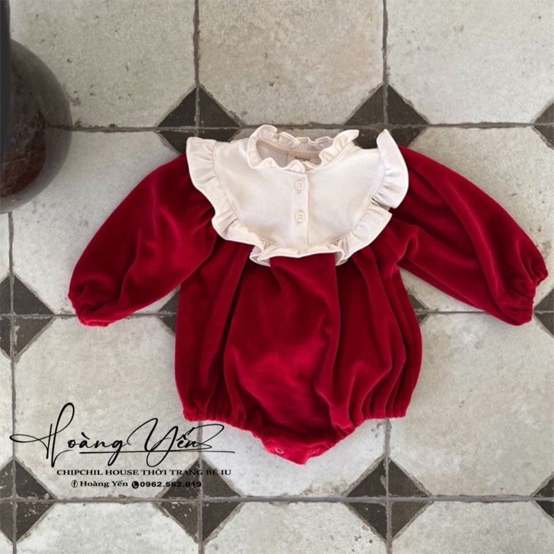 Set Suit Nhung Kèm Mũ Hàn Quốc Cho Bé Gái ChipChil