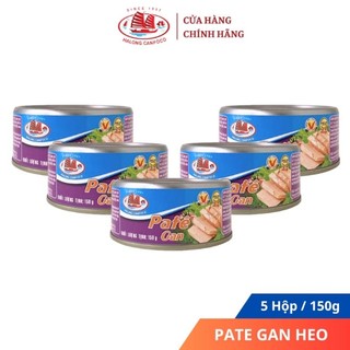 Combo 5 hộp pate gan 150g - đồ hộp hạ long