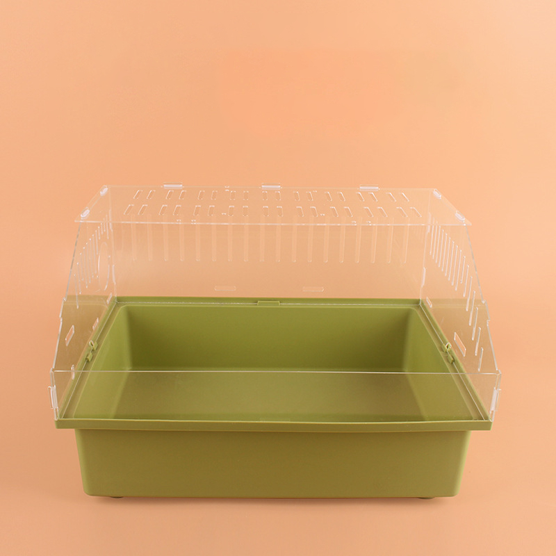 Lồng nhựa mica nhà gỗ dành cho hamster