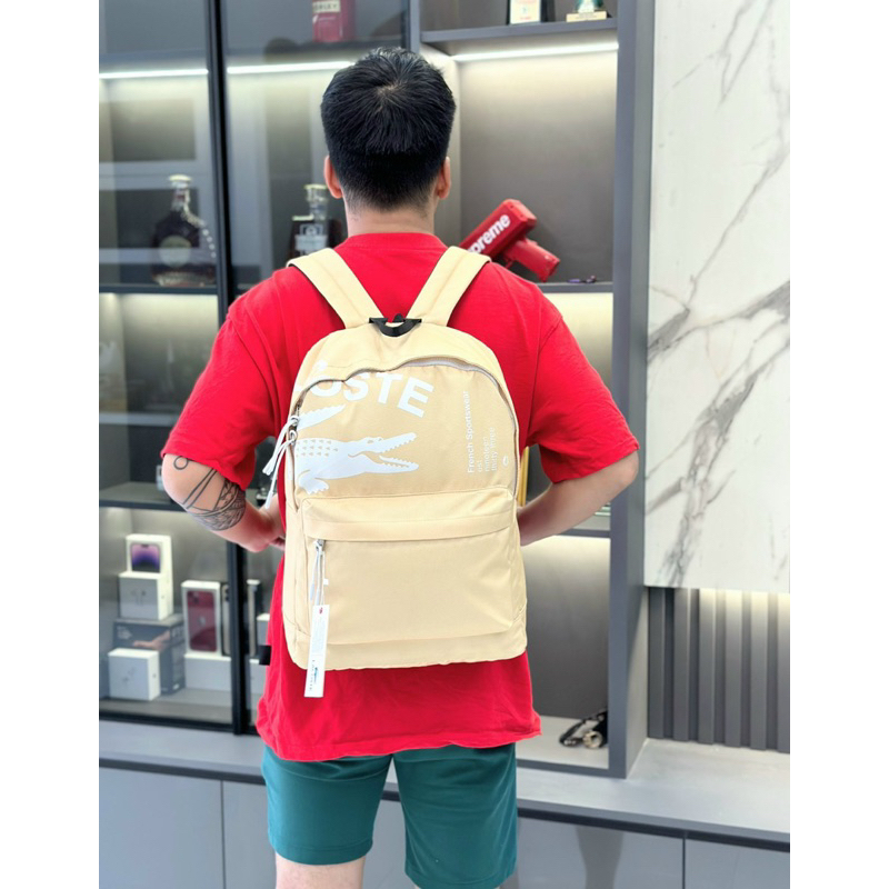 Balo đi học thể thao Lacoste FR full phụ liệu Hãng 2023