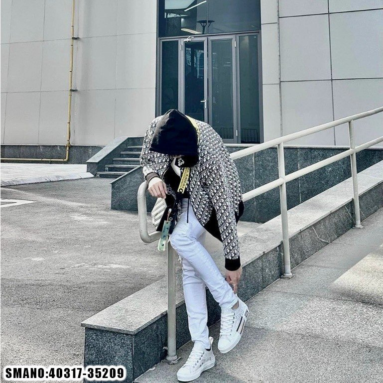 🔥Hot🔥Áo khoác DI.0R có mũ thời trang khoá kéo cao cấp Nam Nữ Hot Trend 2023