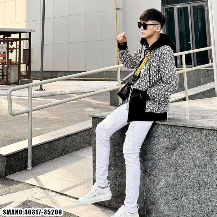 🔥Hot🔥Áo khoác DI.0R có mũ thời trang khoá kéo cao cấp Nam Nữ Hot Trend 2023