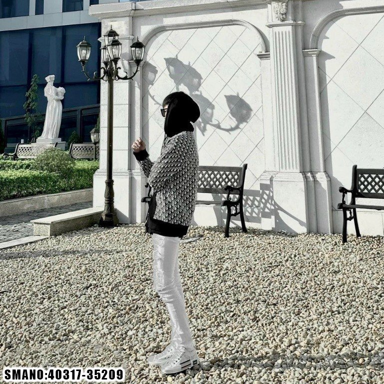 🔥Hot🔥Áo khoác DI.0R có mũ thời trang khoá kéo cao cấp Nam Nữ Hot Trend 2023