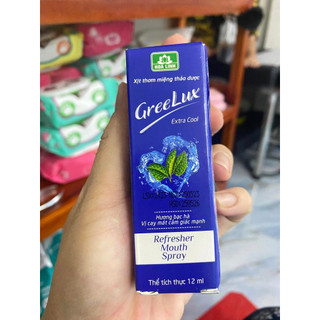 Xịt Thơm Miệng GreeLux Extra Cool 12ml (vị cay mát cảm giác mạnh)