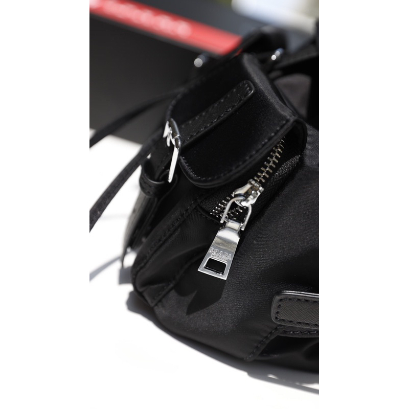 Balo nữ ba mắt Phrada size nhỏ xinh du lịch 20x22fullbox nam châm nguyên seal vải dù W188-22