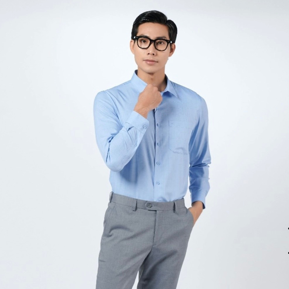 OWEN - Áo sơ mi dài tay Owen Regular fit chất cafe chống nhăn 230376