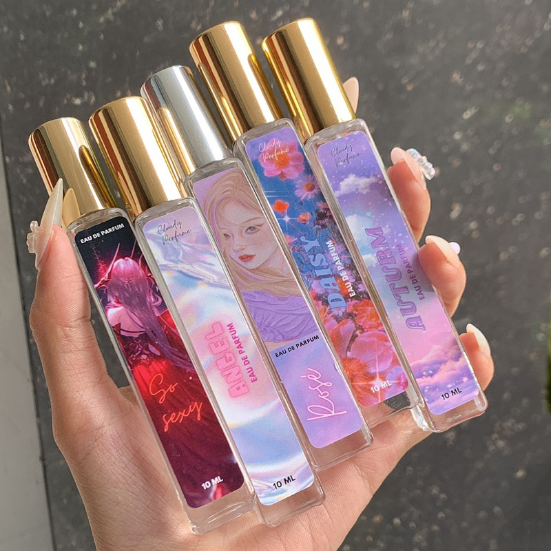 COMBO 5 CHAI TINH DẦU NƯỚC HOA LƯU HƯƠNG 8-12 tiếng 10ML