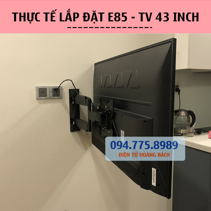 Giá treo tivi xoay đa năng NB P4 32 - 55 Inch / ErgoTek E85 32 - 65 Inch - Khung Treo Tivi Xoay Góc Trái Phải Linh Hoạt