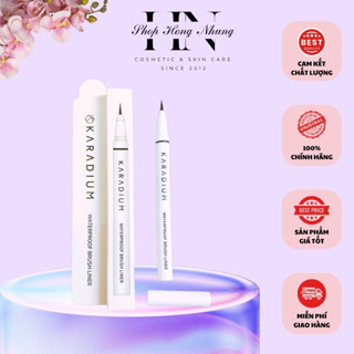 Kẻ mắt KARADIUM - Hàn Quốc - Bút dạ kẻ mắt không lem KARADIUM chính hãng vỏ trắng - SHOP HỒNG NHUNG