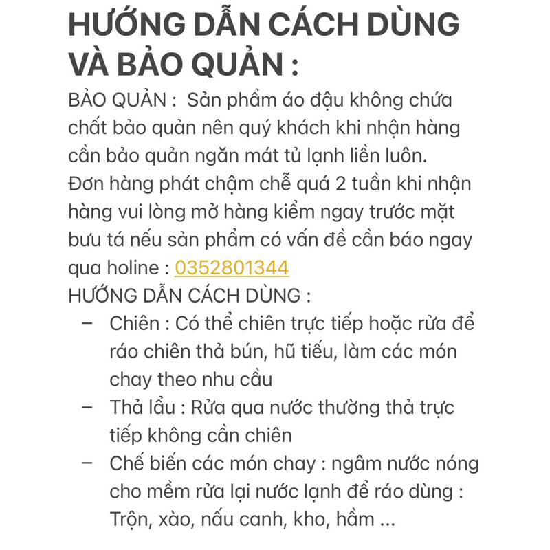 Áo đậu nành  loại sấy khô cắt miếng