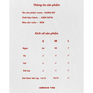 Set vải hoa tafta Kaira