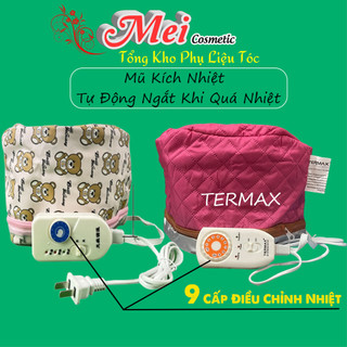 Mũ Hấp Tóc Termax Cao Cấp Tự Ngắt Nhiệt, Mũ Kích Nhiệt, Mũ Hấp Đầu Năng