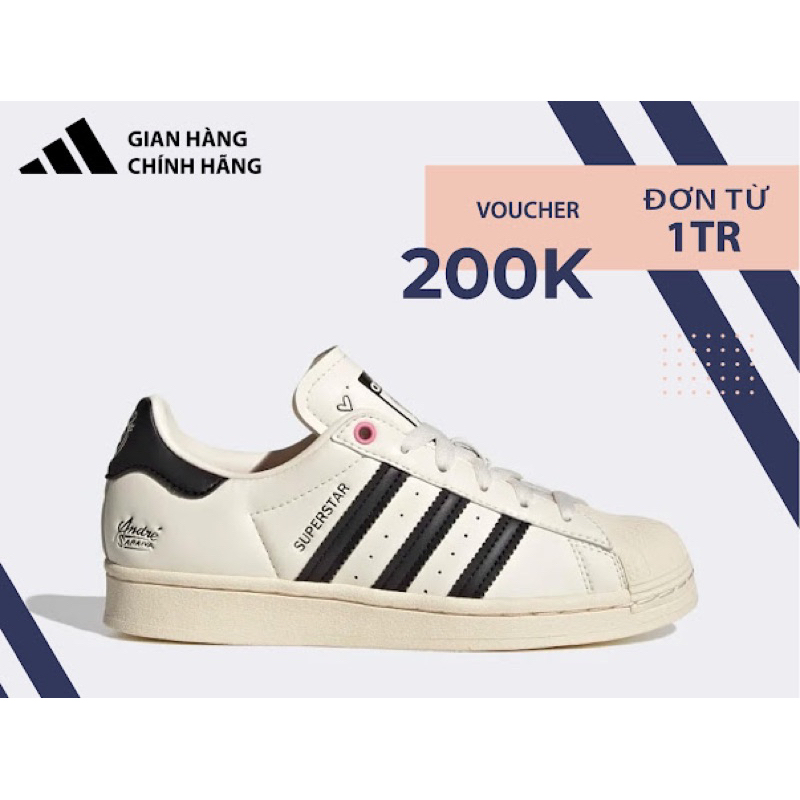Giày Adidas Superstar X André Saraiva Cream ‘ GZ1753 ‘