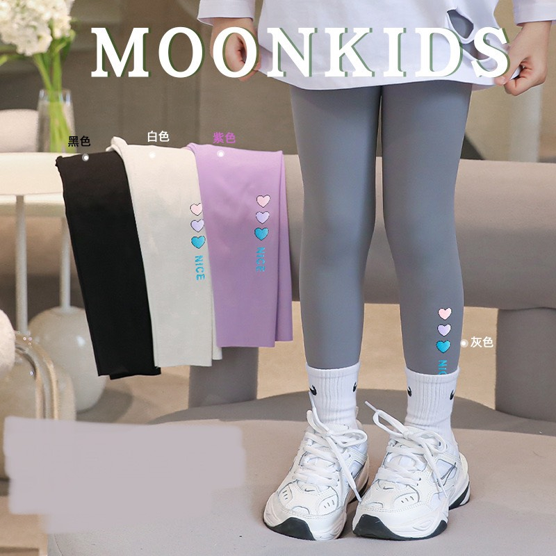 Quần legging cho bé chất thun lạnh co giãn nhiều màu trơn phong cách Hàn Quốc cxm mới