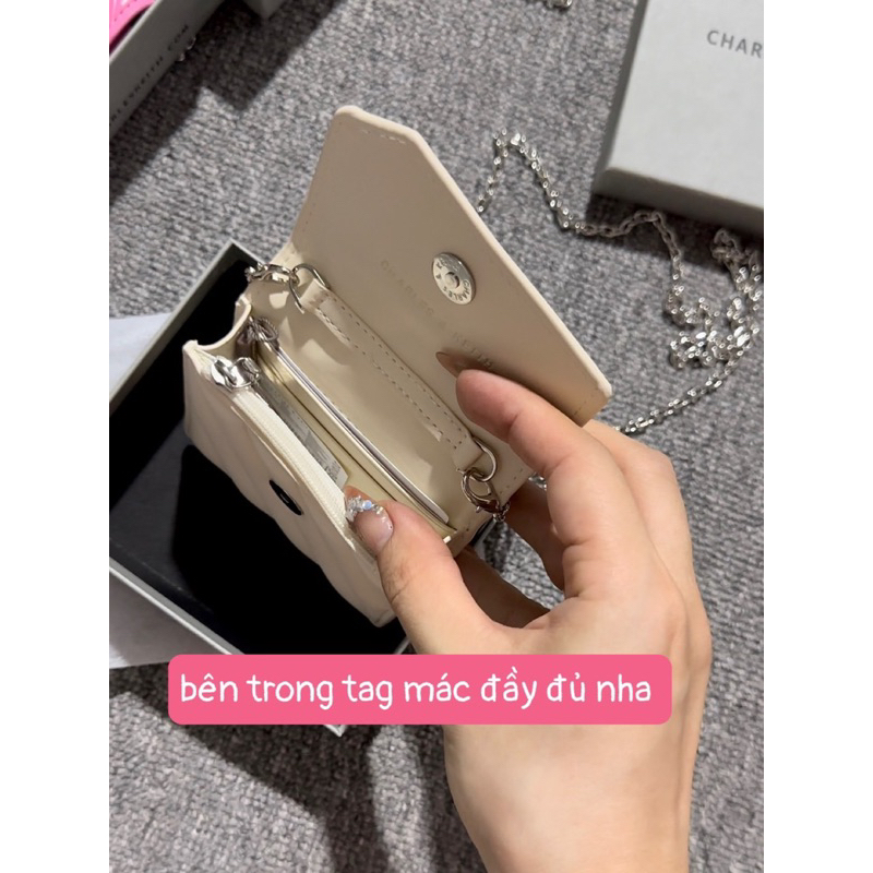 Ví kèm dây xích lắp chéo cê-ka mini chuẩn xịn
